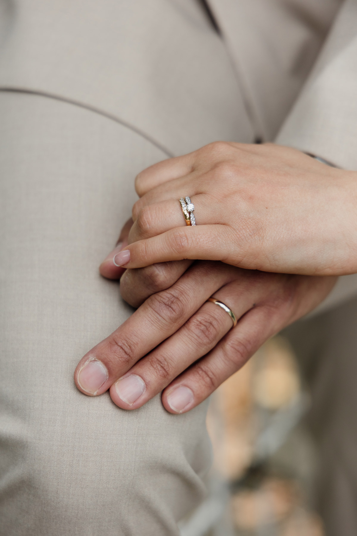 Fotografía anillos novios Bilbao