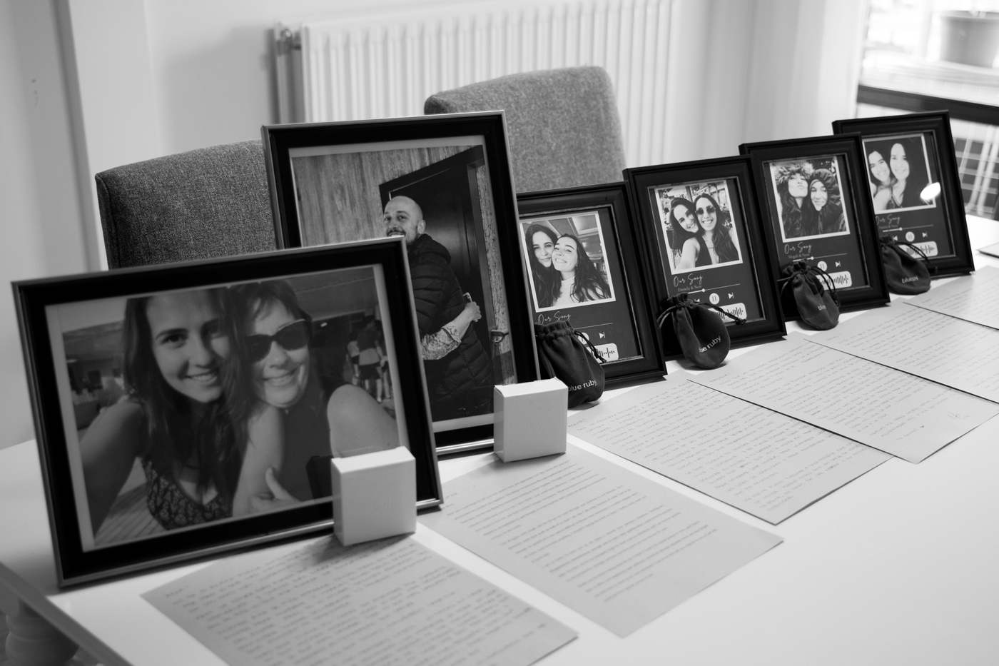 Fotografía blanco y negro bodas