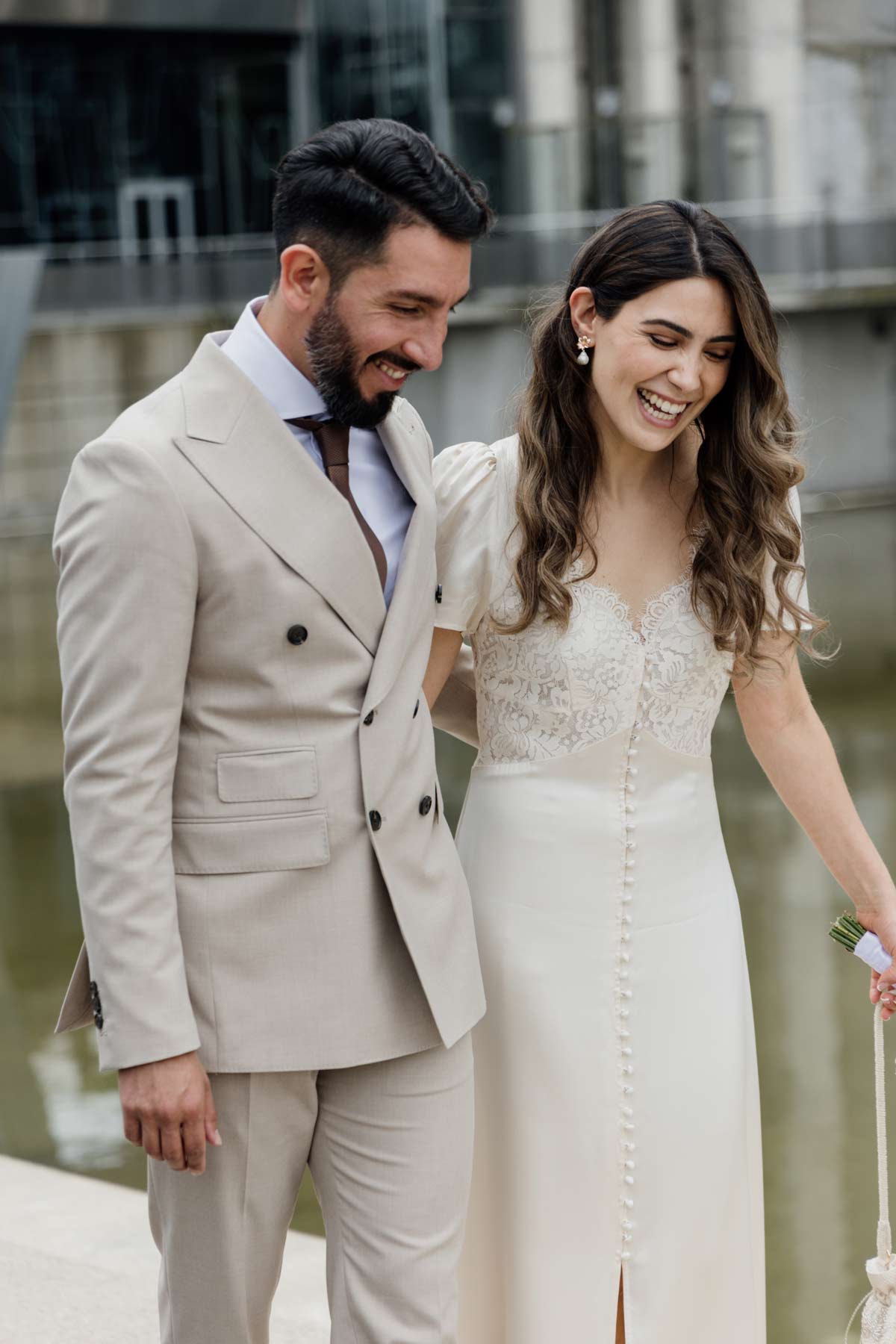 Fotografía postboda novios Bilbao