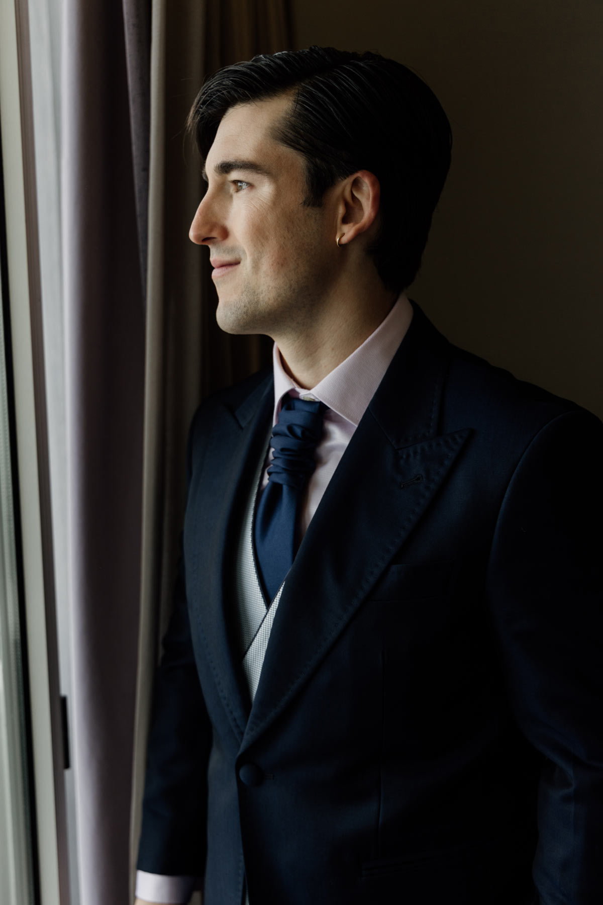 Fotografía retrato novio Santander