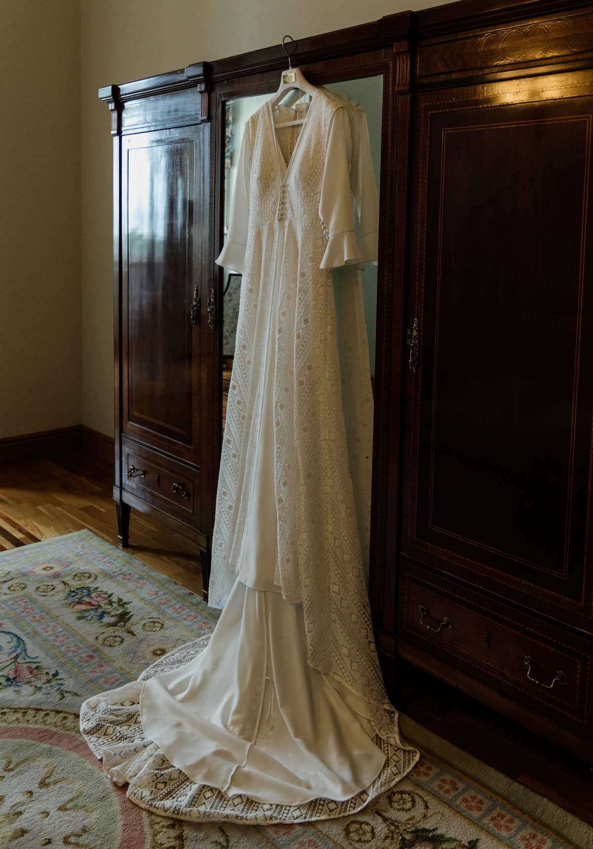 Fotografía vestido novia Santander