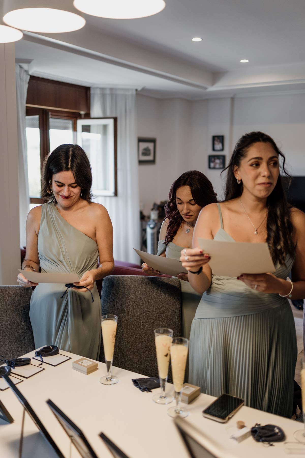 Fotógrafo bodas Bilbao damas de honor