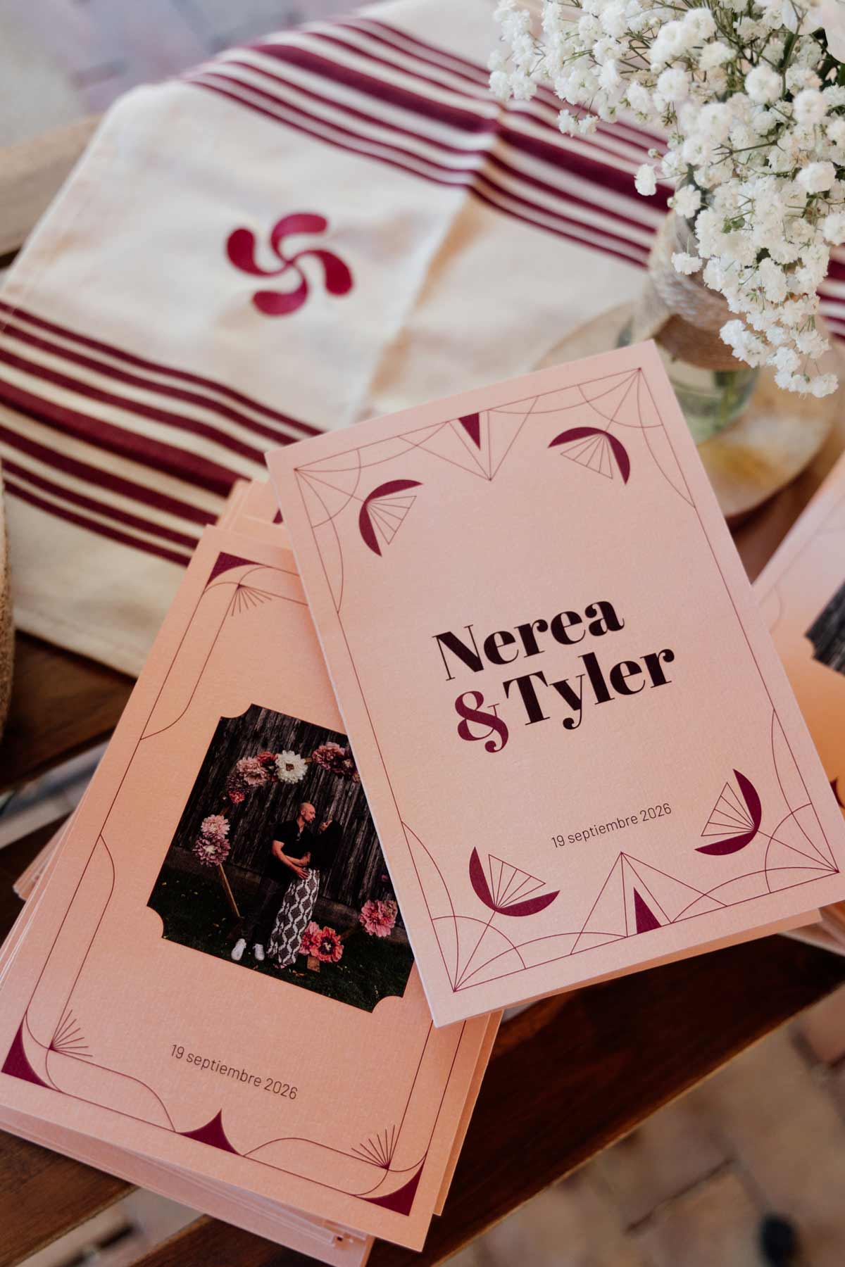 Fotógrafo bodas Bilbao tarjetas decorativas
